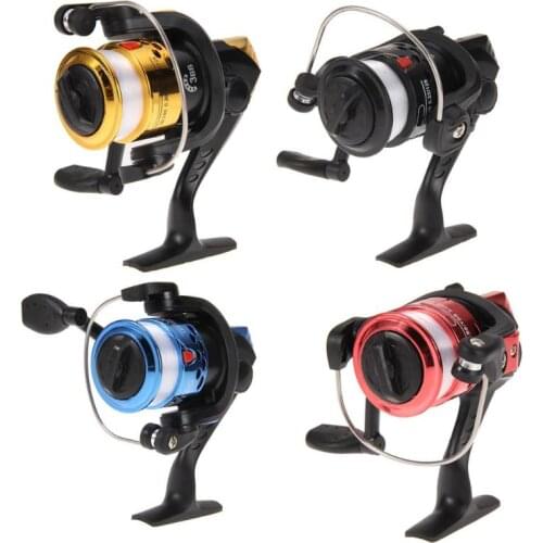 1pcs High Speed Ratio 5.2:1 Bait Folding Rocker ABS Body Spinning Fish Reel Casting Fishing Reels with Line Spinneret peche