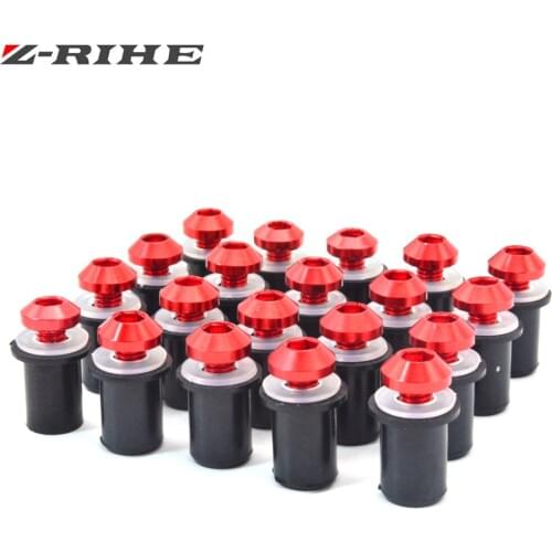 20X 5MM Universal Windscreen Bolts Screws Windshield Screw Kit for honda Suzuki GSX-R 600 750 K6 & 2005-2006 GSXR 1000 GSXR1