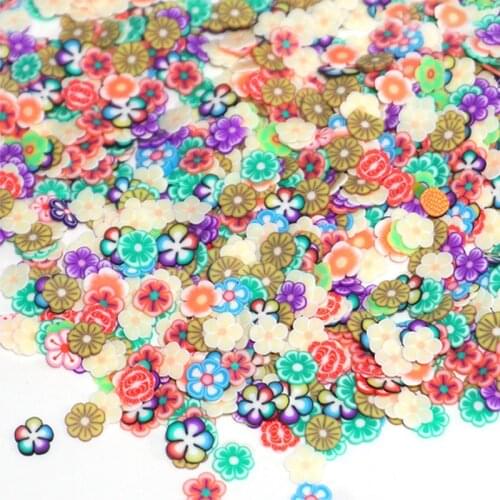 300pcs Colorful Polymer Clay Home Decor Ornaments For Embellishments Nail Flower Crafts Stickers Art Flatback Scrapbooking