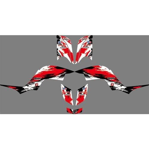 3M 1046 Motorcycle Team Graphic & Backgrounds Decal Sticker Kits for Yamaha Raptor 660