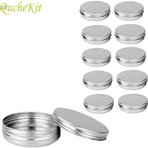 100ml Aluminum Storage Box Wax Oil Face Cream Tin Jar Candy Tea Gift Box For Packing Small Sundries Makeup Organizer Container