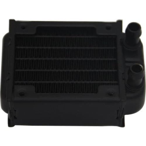 N7MA Aluminum Radiator CPU Water Cooling Heat Exchanger with 1/4 inch Thread 6 Tubes