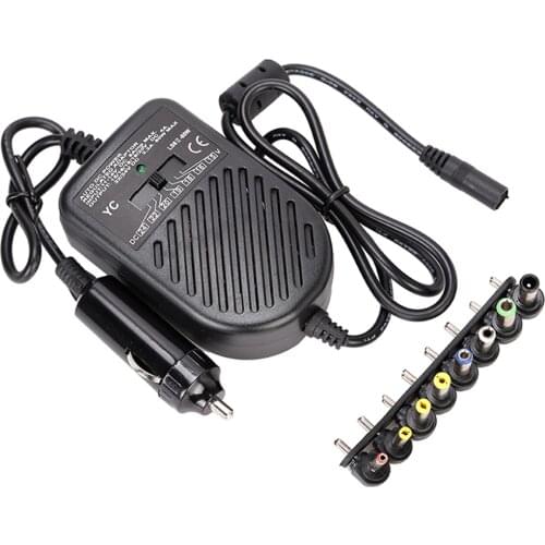 Car Charger Power Supply Adapter 15V-24V 80W For Notebook Laptop 1 set