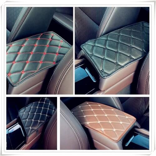 Car Armrest Mat Storage Box Arm rest Pad Cushion Pad for Fiat Punto Palio Uno Idea Bravo Sedici Grande Tipo Qubo Panda Mobi