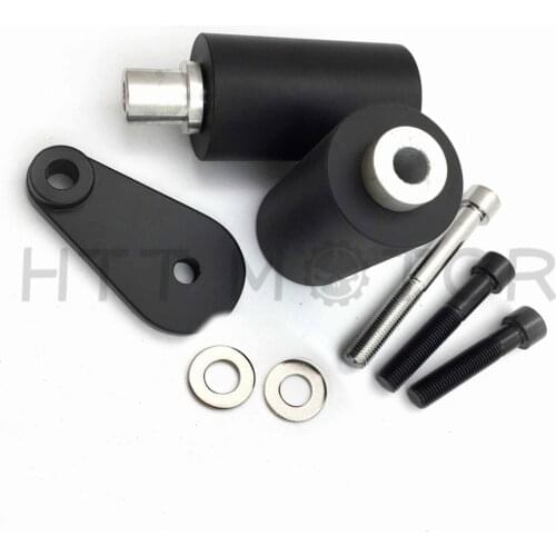 Aftermarket free shipping motorcycle parts No Cut Frame Slider Protector For Yamaha 2003-2005 YZF R6 2006-2009 R6S Black