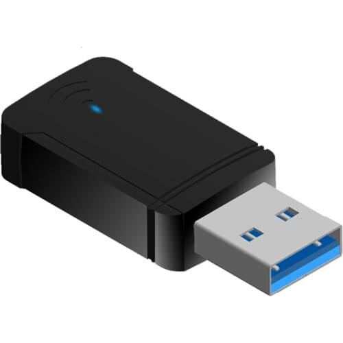 1300M USB Wireless Network Card Dual Frequency Wifi Receiver Portable Mini 2.4GHz/5GHz Network Adapter