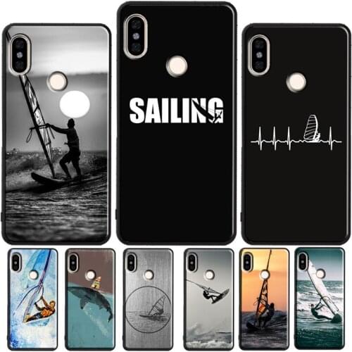 Extreme Sports Windsurf Sailing Case For Xiaomi Redmi Note 10 Pro 8T 9S 7 8 9 Pro Phone Cover For Redmi 9 9A 9C 9T K40 8A