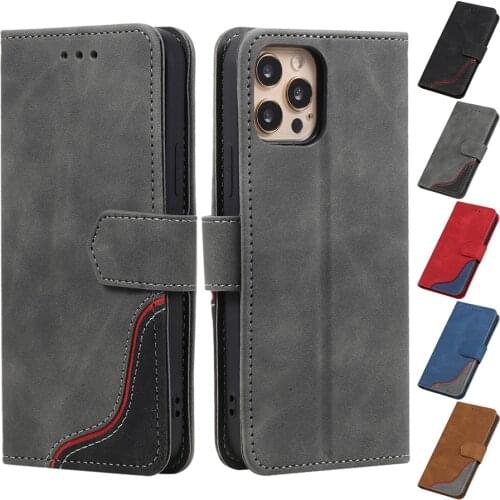 Leather Flip Wallet Case For Samsung Note 10 Lite 20 Ultra J6 J4 Plus J3 J5 J7 J330 J530 J730 Card Stand Slot Phone Cover Coque