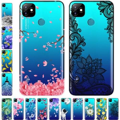 For ITEL Vision 1 Pro Case TPU Silicone Soft Cartoon Clear Case for ITEL Vision 1 Pro Phone Cover Vision1 Pro Plus Coque Funda