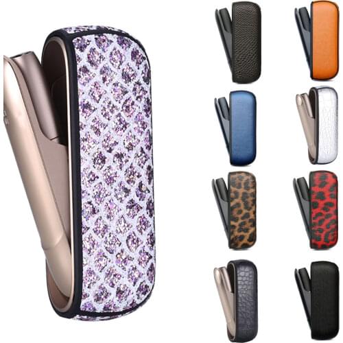 Colors Bling Style Wood Crocodile Case for Iqos 3.0 Cover Protective Case for Iqos 3 Leather Pouch Carrying Bag Accessories