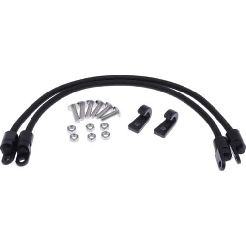 Kayak Paddle Fishing Rod Holder Keeper Bungee Cord with J Hook Accessories