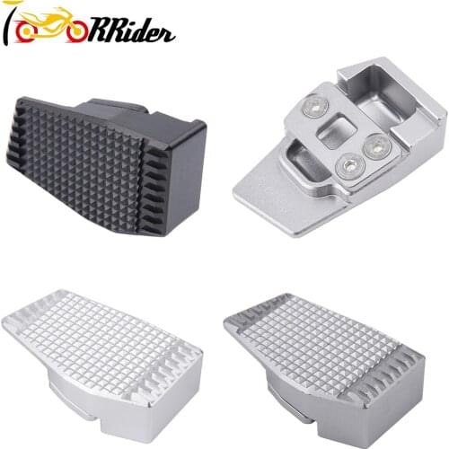 For Kawasaki Ninja 650 2012-2016 Motorcycle CNC Aluminum Large Wide Rear Brake Pedal Step Plate Tip ER-6F ER6F 2013 2014 2015