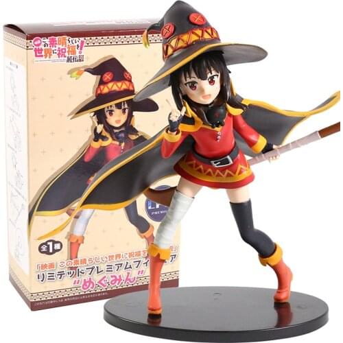 KonoSuba Gods Blessing on this Wonderful World Megumin PVC Action Figure Anime Figure Model Toys Doll Gift