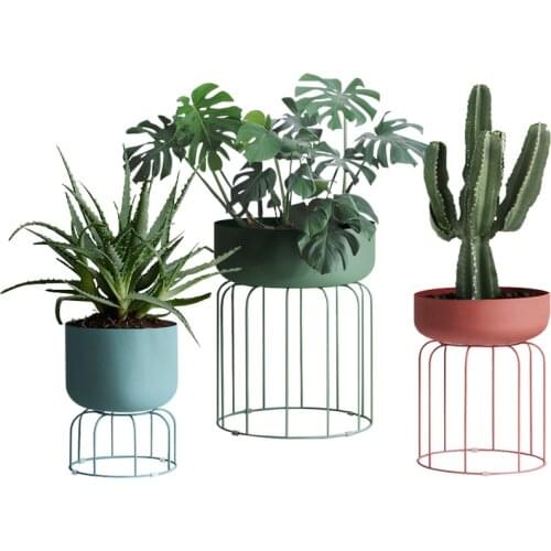 Big Craftsman style Nordic flowerpot floor decoration personalized living room bedroom decoration succulent plant potted