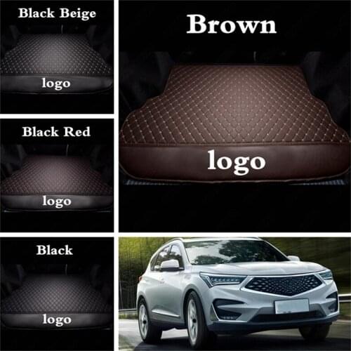 Custom Cargo Liners Trunk Mats for Acura TL RL MDX RDX ZDX NSX ILX TLX TSX All Weather Auto Rear Boot Liner Protector with Logo