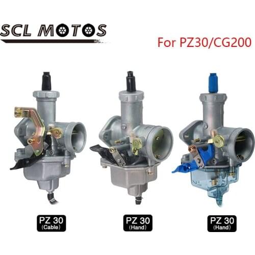 2 PZ30 30mm Carburetor Accelerating Pump Racing For 200cc 250cc Cable Choke Dirt Bike ATV Quad