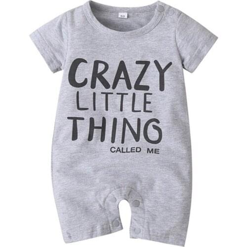 Unisex Baby Boys Romper Newborn Clothes Set Sold Letter Infant 0 -18 Months Baby Boys Girls Clothing Pajamas