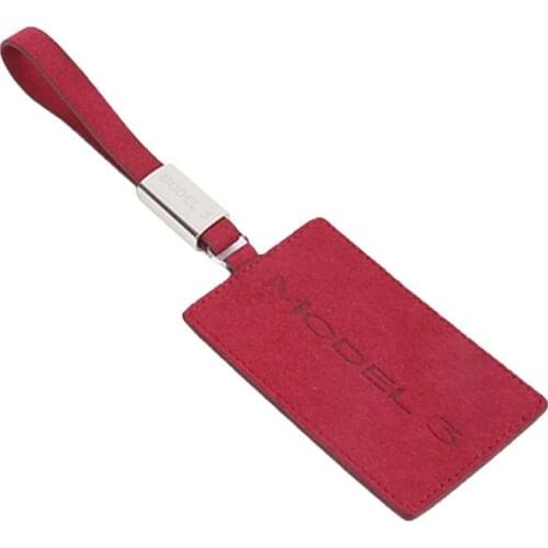 Kwaks Model 3 Card Key Holder Car Key Card Bag Key Wallet for Model 3 Lightweight Card Cover with Key Chain