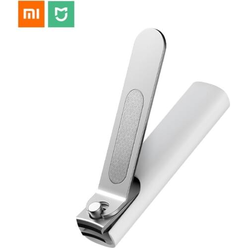 Original Xiaomi Mijia No Splash Nail Clipper Cutter Fingernail Toenail Manicure Pedicure with Shell Case Stainless Steel Trimmer
