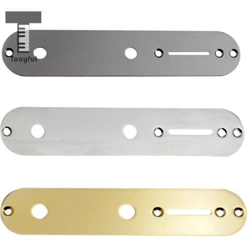 Tooyful Metal Electric Guitar Control Plate for Tele Style Guitar Replacement