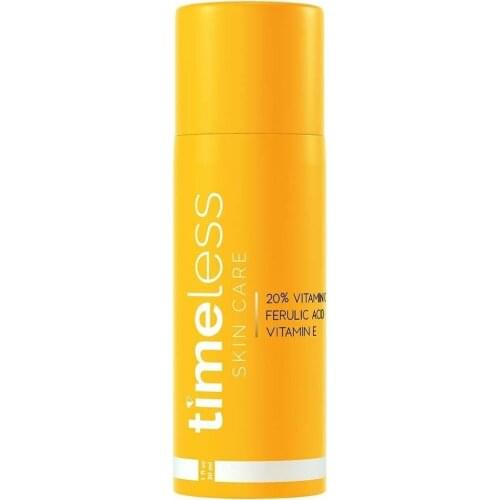 Timeless 20% Vitamin C + E + Ferulic Acid serum Whitening Oil Control Hydrating Essence Shrinking Pore Firming Skin Care 30ml