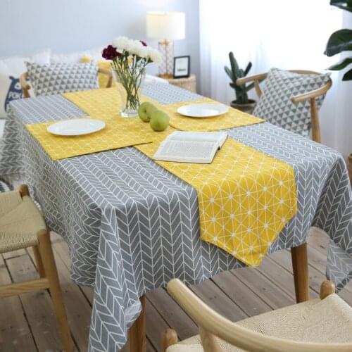Simple Modern Fashion High-End Table Runner Table Mat Coffee Table Cloth TV Cabinet Western-Style Dining Table Fabric