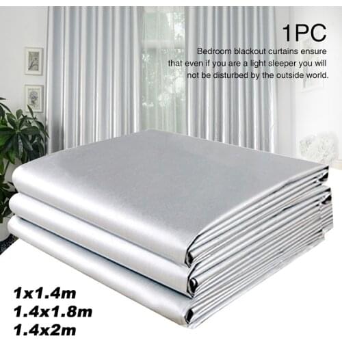 Blackout Curtains with Hooks Home Office Decoration Balcony Sun Proof Heat Insulate Shading Cloth Curtain Cloth