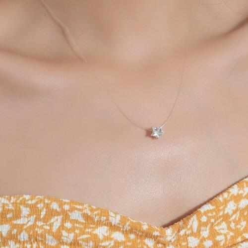 Women Necklace Handmade Diy Necklace Gold Color Five Pointed Star Pendant Necklace Accessories Necklaces Gifts for Friends