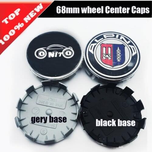 4pcs 68mm 2.36inch Car Wheel Center Covers Wheel Dust-proof emblem covers for bmw E60 E90 F10 F30 F15 E63 E64 E65 E86 E89 E85