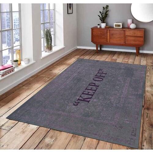 KEEP OFF 7 Classic Patterned Carpet , Fan Carpet Non Slip Floor Carpet,Teens Carpet,Area Rug