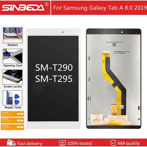 8.0"LCD Screen For Samsung Galaxy Tab A 8.0 2019 SM-T290 SM-T295 T290 T295 LCD Display Touch Screen Digitizer Assembly