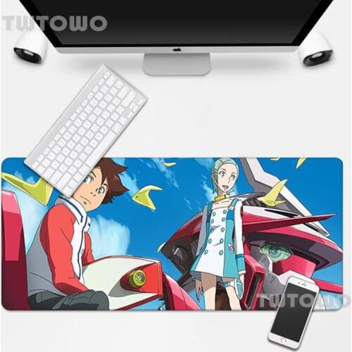Eureka Seven Anime Mousepad Mouse Pad Large MousePad Mouse Mat Desk Mat MousePads Soft Natural Rubber HD Hot Sell Office Home