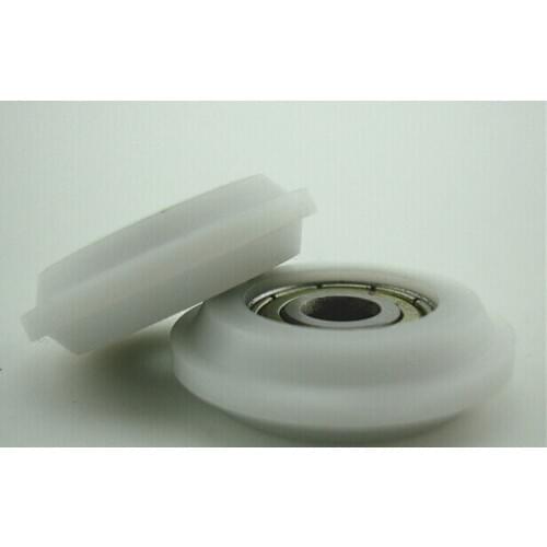 Free Shipping 625ZZ 5*25*7 mm pom plastic roller wheel Miniature Ball Bearings NYLON pulley
