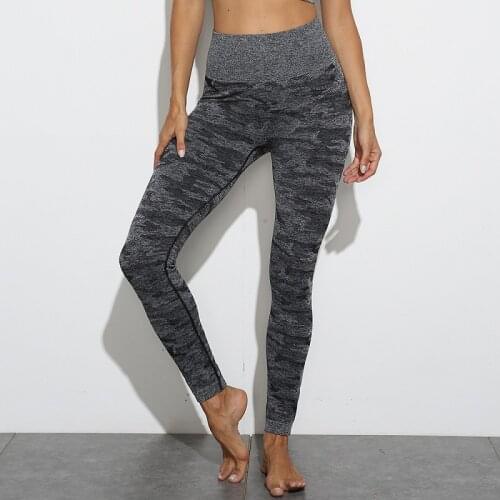 DAIYIC Women Vital Seamless Yoga Pants Camouflage High Elastic Push Up Gym Leggings Sport Fitness Running Leggings Female