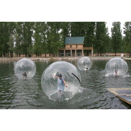 Clear Water Zorb Ball For Kids And Adults 1.5M/2M Dia Inflatable Walking Ball For Pool/Lake/Sea Water Game Water Bubble Ball