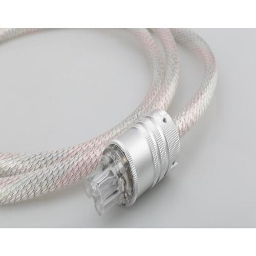 2020 Valhalla power line HIFI POWER CABLE 7N OFC Power Cord with EU Plug Amplifier CD, Decoder, Power Wire