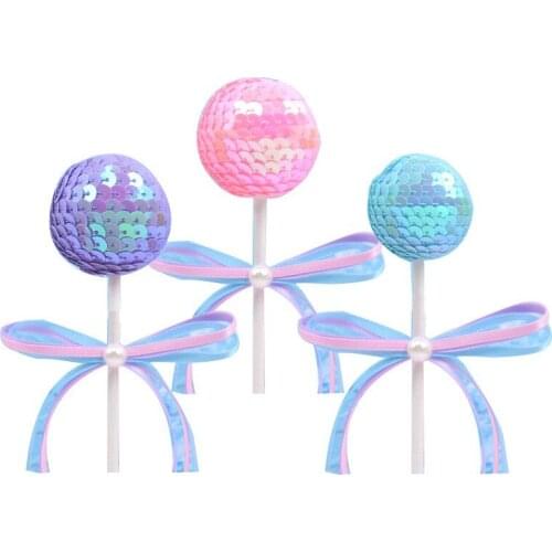 Cupcake Cake Topper Paper Lollipop Decor Inserted Card Flag For Wedding Birthday Party Decoration Baby Shower