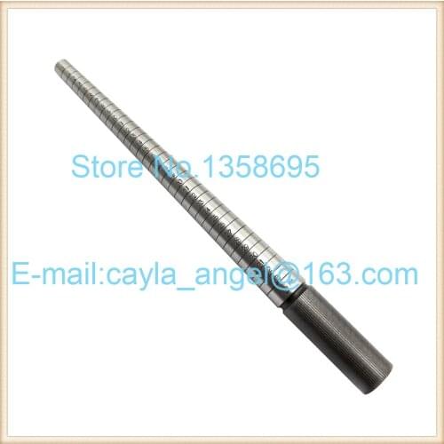 Jewellery making Size 0-33 Metal Ring Sizers Stick and Mandrel Jewelry Sizing Tool
