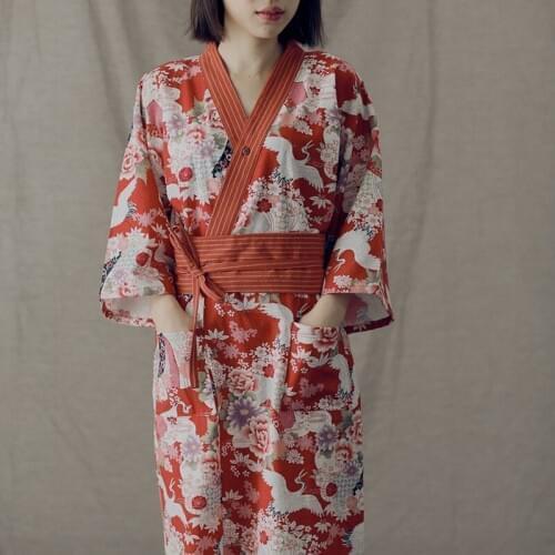 2020 Fashion Yukata Kimono Dress Print Samurai Cosplay Japanese Streetwear Women Traditional Japanese Kimonos Girls Haori 10249