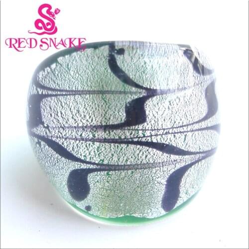 RED SNAKE Brand Fashion Ring Handmade Murano Glass Multifarious Rings RSMG0000#81