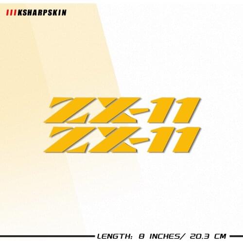 New Motorcycle reflective fuel wheels fairing portable luggage helmet stickers sign decoration Decals For KAWASAKI ZX-11 zx 11