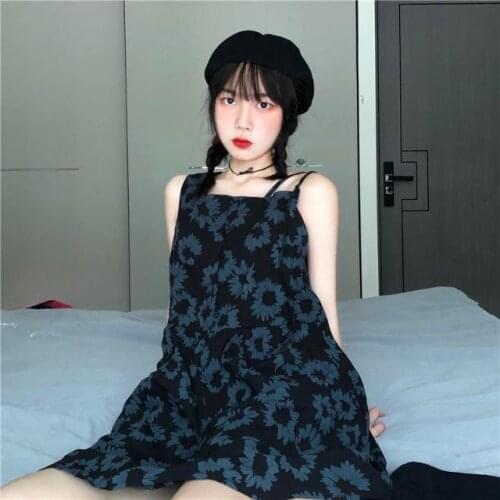 Dresses for Women Kikujiro No Natsu Puffy Vest Dress Sleeveless High Waist Dress Vestido De Mujer Femme Robe