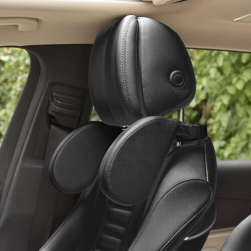 New car seat headrest car neck pillow sleep side head support high elastic nylon telescopic support side kids and adults