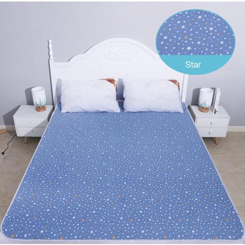 Large Size Waterproof Sheet for Kid Baby Diaper Changing Pads Covers Reusable Washable Bed Protector Mattress with Elastic Band