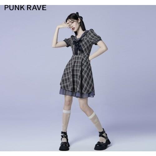 Летние платья с длинным рукавом PUNK RAVE China At AliExpress
