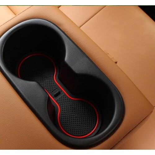 Rubber mat door mat anti-slip Cup pad Interior decoration accessory Gate slot pad For Lexus UX200 UX250h UX260h 2019 2020
