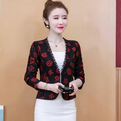Summer Spring Luxury Long Sleeve Shawl Jacket Women Sunscreen Bolero Shirt Tops Open Stitch Mesh Lace Coat Rose Flower Cardigan