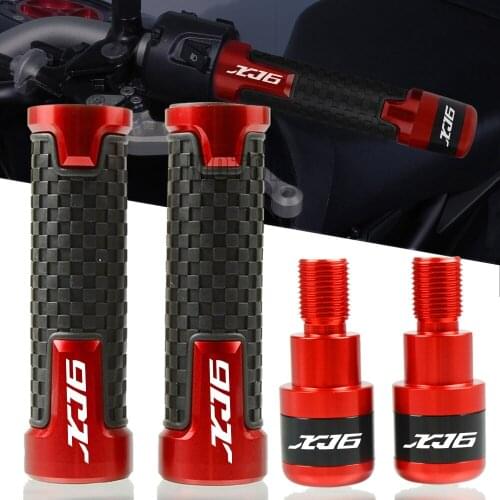 Motorcycle CNC Handlebar Grip Balanced Cap Plug Slider Handle Bar Grips Ends For YAMAHA XJ6 DIVERSION 2009-2016 2015 2014 2013
