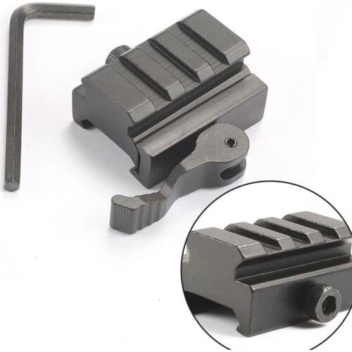 Outdoor Rail Adapter 4 Slot Quick Release Rifle Red Range Lever Lifter Adapter Toy Lock Point Accessories Compact Sight