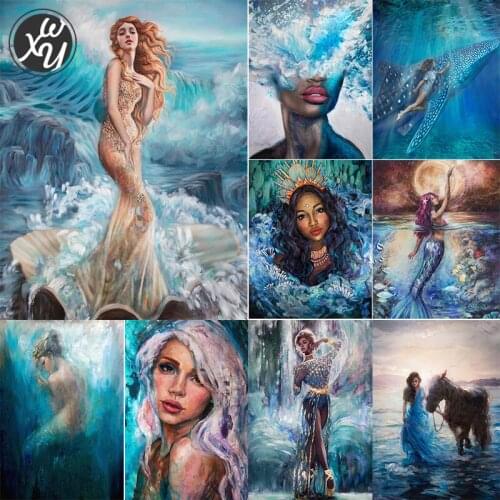 WEIWEI Portrait Beauty Full Square/round Diy 5D Diamond Mosaic Diamond Painting Embroidery Cross Stitch Family Decorations Home